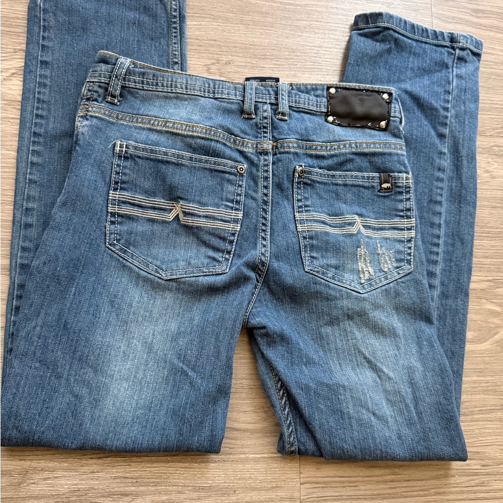Buffalo David Bitton Men's Classic Blue Jeans